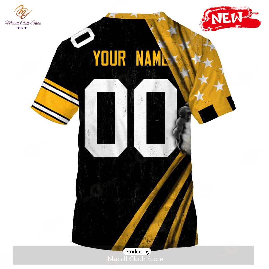 HOT Personalized Pittsburgh Steelers 2020 Jersey Hoodie Sweatshirt 3D HOT Personalized Pittsburgh Steelers 2020 Jersey Hoodie Sweatshirt 3D