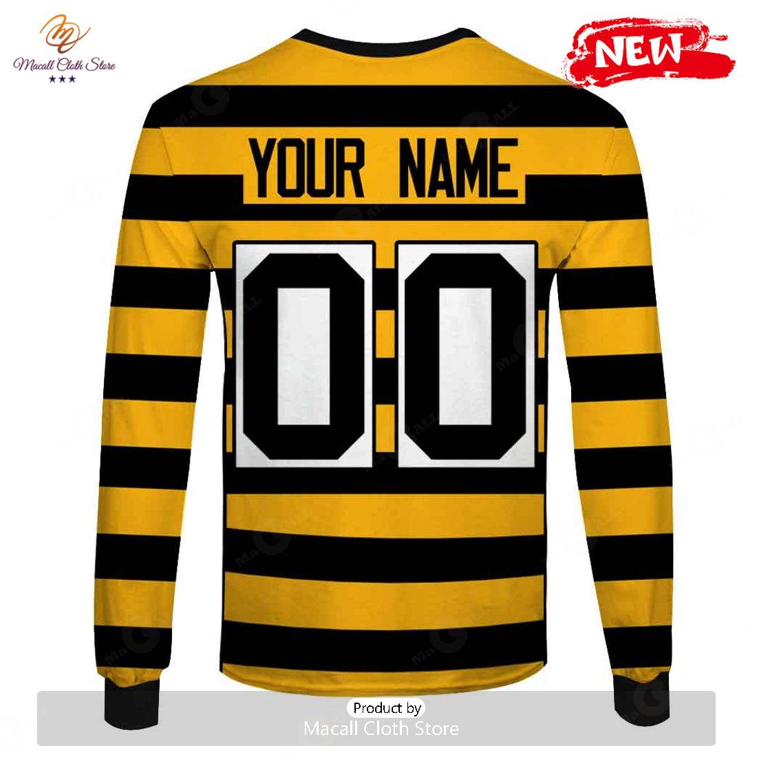 HOT Personalized Pittsburgh Steelers Yellow Black Alternate 80th Anniversary Throwback Jersey HOT Personalized Pittsburgh Steelers Yellow Black Alternate 80th Anniversary Throwback Jersey