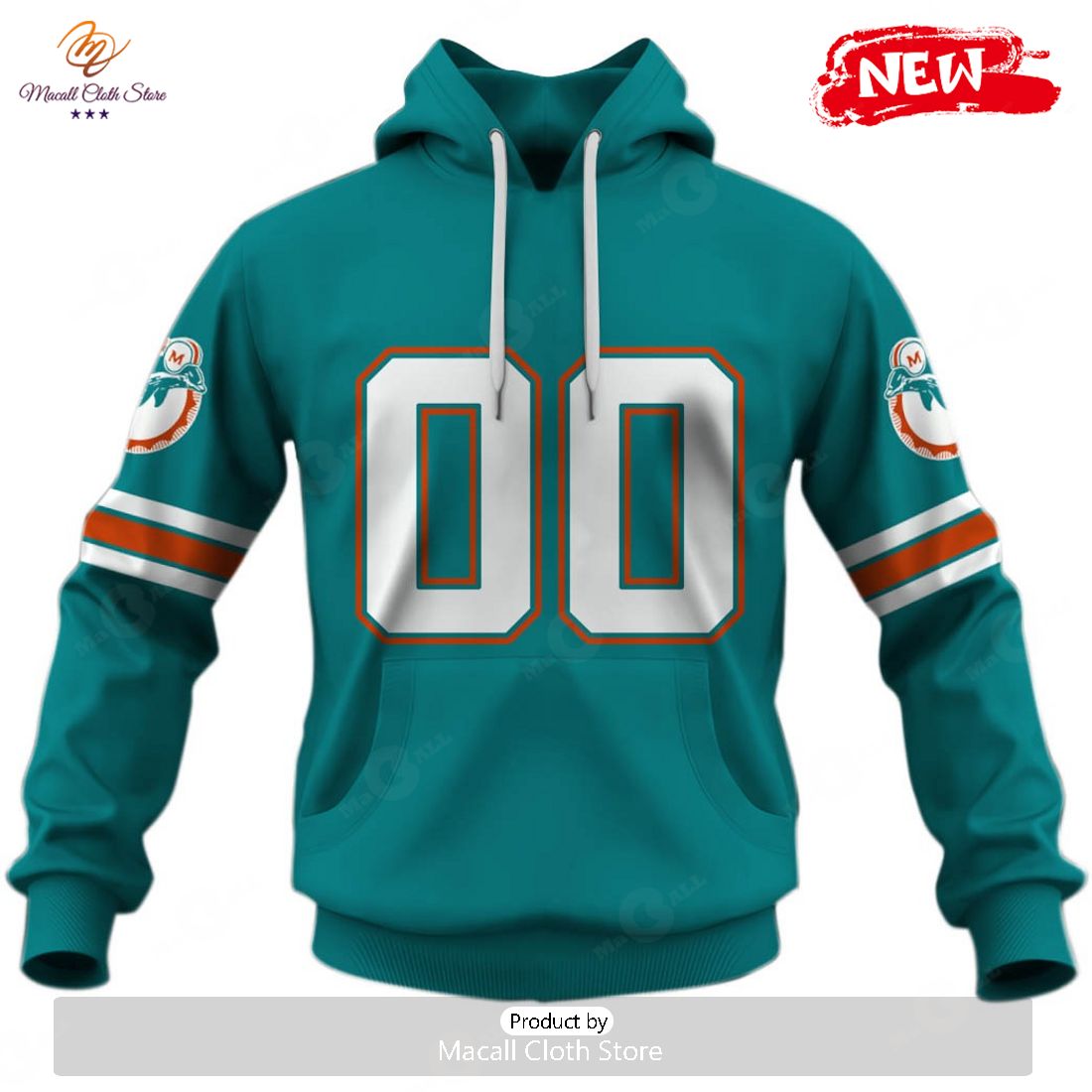 HOT Personalized Vintage Miami Dolphins 90s 80s Football Jersey Hoodie Sweatshirt 3D HOT Personalized Vintage Miami Dolphins 90s 80s Football Jersey Hoodie Sweatshirt 3D