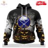 HOT Personalized NHL Buffalo Sabres Special Skeleton Costume For Halloween Hoodie Sweatshirt 3D