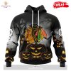 HOT Personalized NHL Carolina Hurricanes Special Skeleton Costume For Halloween Hoodie Sweatshirt 3D
