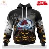 HOT Personalized NHL Colorado Avalanche Special Skeleton Costume For Halloween Hoodie Sweatshirt 3D