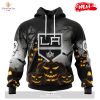 HOT Personalized NHL Los Angeles Kings Special Skeleton Costume For Halloween Hoodie Sweatshirt 3D