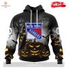 HOT Personalized NHL New York Rangers Special Skeleton Costume For Halloween Hoodie Sweatshirt 3D