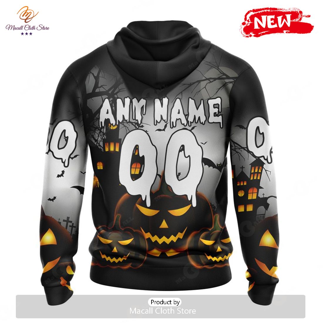 HOT Personalized NHL San Jose Sharks Special Design For Halloween Hoodie Sweatshirt 3D HOT Personalized NHL San Jose Sharks Special Design For Halloween Hoodie Sweatshirt 3D