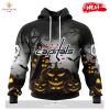 HOT Personalized NHL Washington Capitals Special Skeleton Costume For Halloween Hoodie Sweatshirt 3D