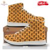 HOT Bat Halloween Print Pattern High Top Sneakers
