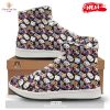 HOT Diamond Shape Halloween Print Pattern High Top Sneakers
