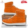 HOT Halloween Party Orange Print Pattern High Top Sneakers
