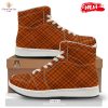 HOT Party Argyle Halloween Print Pattern High Top Sneakers