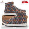 HOT Vampire Lips Halloween Print Pattern High Top Sneakers