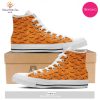 TRENDING Brain Halloween Print Black High Top Shoes