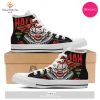 TRENDING Clown Halloween Print Black High Top Shoes