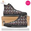 TRENDING Cross Halloween Print Pattern White High Top Shoes