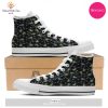 TRENDING Ghost Halloween Print Pattern High Top Shoes