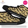TRENDING Halloween Orange Print Pattern High Top Shoes