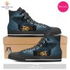 TRENDING Harlequin Halloween Print Pattern White High Top Shoes