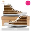 TRENDING Line Halloween Print Pattern High Top Shoes