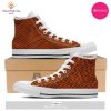TRENDING Polka Dot Halloween Bat Pattern Print Men Women’s High Top Shoes