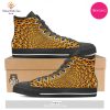 TRENDING Spider Web Halloween Print White High Top Shoes