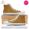 TRENDING Star Halloween Print Pattern White High Top Shoes