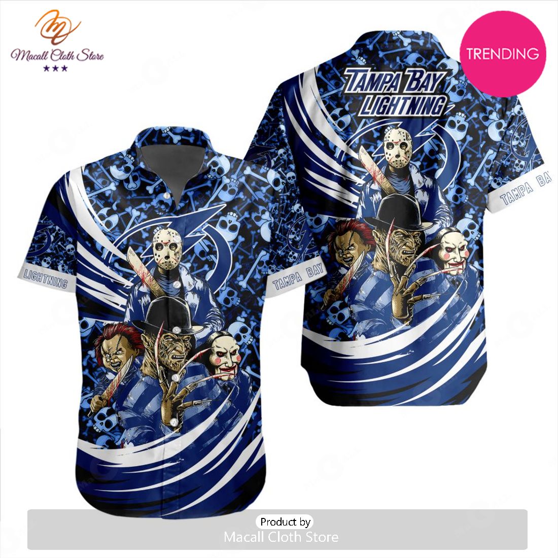 NEW NHL Tampa Bay Lightning Special Design For Halloween Hawaiian Shirt NEW NHL Tampa Bay Lightning Special Design For Halloween Hawaiian Shirt