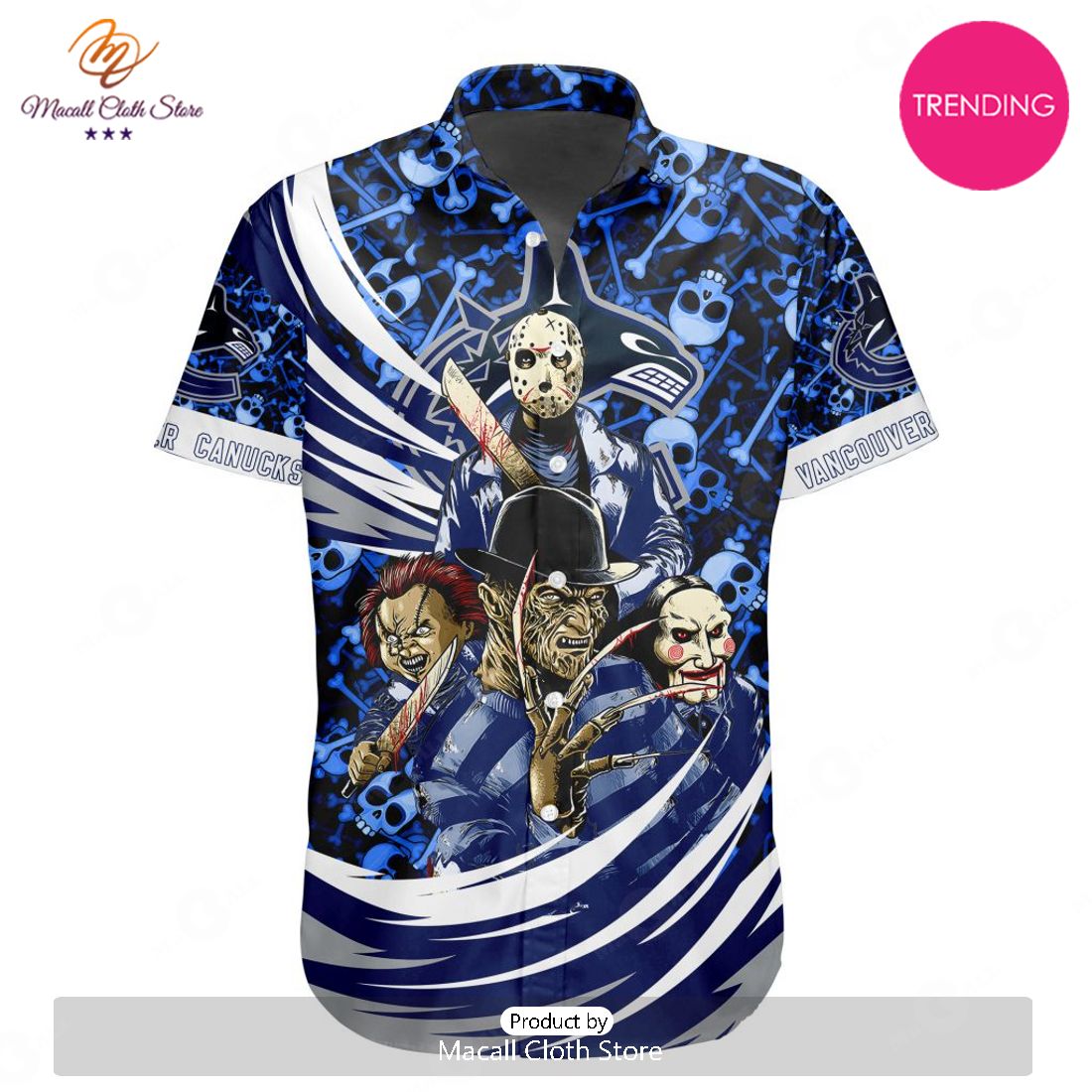 NEW NHL Vancouver Canucks Special Design For Halloween Hawaiian Shirt