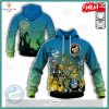 NEW NRL Melbourne Storm Halloween Style for Men and Women Hoodie Sweatshirt 3D