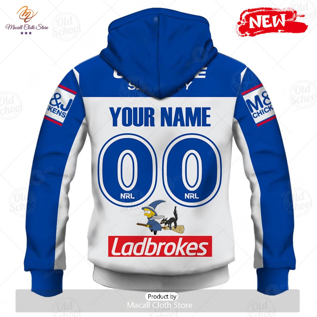 NEW Personalise NRL Canterbury Bulldogs x The Simpsons 2023 Halloween Jersey Hoodie 3D NEW Personalise NRL Canterbury Bulldogs x The Simpsons 2023 Halloween Jersey Hoodie 3D