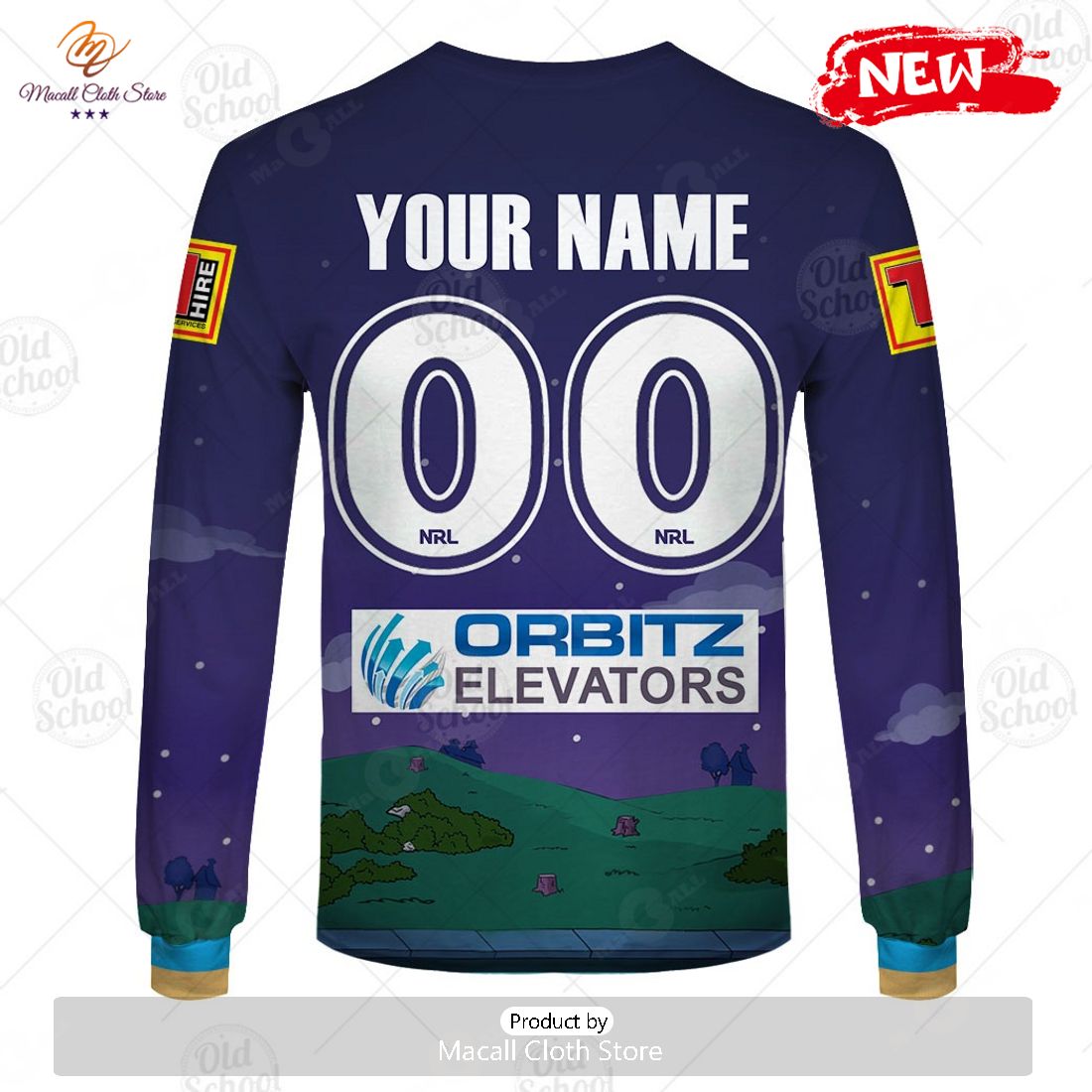 NEW Personalise NRL Gold Coast Titans x The Simpsons Halloween 2023 Jersey Hoodie 3D NEW Personalise NRL Gold Coast Titans x The Simpsons Halloween 2023 Jersey Hoodie 3D
