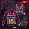 NEW Personalise NRL Melbourne Storm x The Simpsons 2023 Halloween Jersey Hoodie 3D