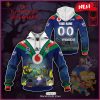 NEW Personalise NRL Newcastle Knights x The Simpsons 2023 Halloween Jersey Hoodie 3D