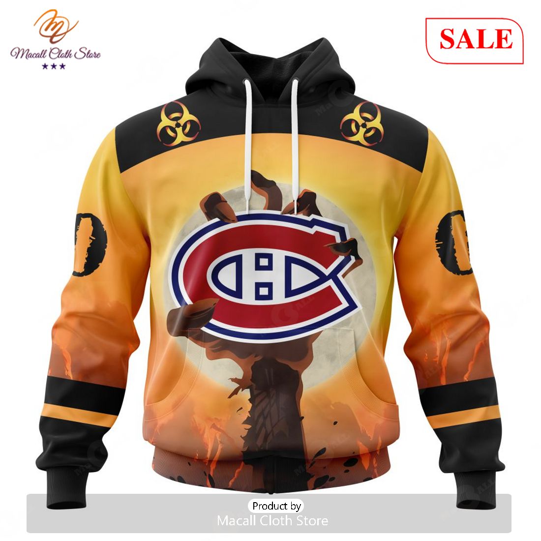 SALE NHL Personalized Montreal Canadiens Special Zombie Design For Halloween Hoodie Sweatshirt 3D SALE NHL Personalized Montreal Canadiens Special Zombie Design For Halloween Hoodie Sweatshirt 3D