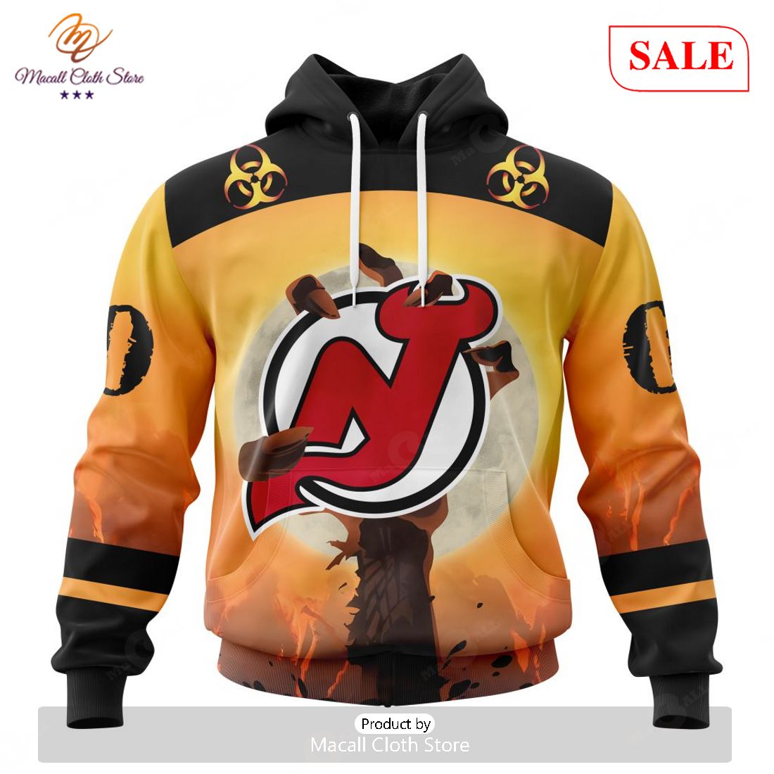 SALE NHL Personalized New Jersey Devils Special Zombie Design For Halloween Hoodie Sweatshirt 3D SALE NHL Personalized New Jersey Devils Special Zombie Design For Halloween Hoodie Sweatshirt 3D