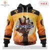 SALE NHL Personalized Vegas Golden Knights Special Zombie Design For Halloween Hoodie Sweatshirt 3D
