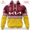 SALE NRL Personalized Brisbane Broncos Special Abstract Design Hoodie Sweatshirt 3D