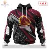 SALE NRL Personalized Brisbane Broncos Special Monochrome Design Hoodie Sweatshirt 3D