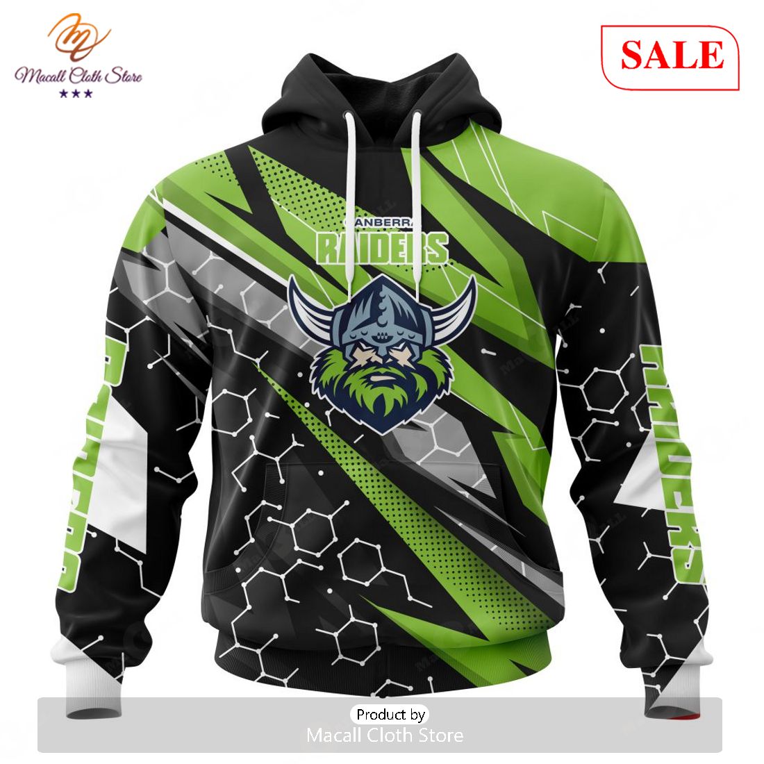 SALE NRL Personalized Canberra Raiders Special Motocross Design Hoodie Sweatshirt 3D