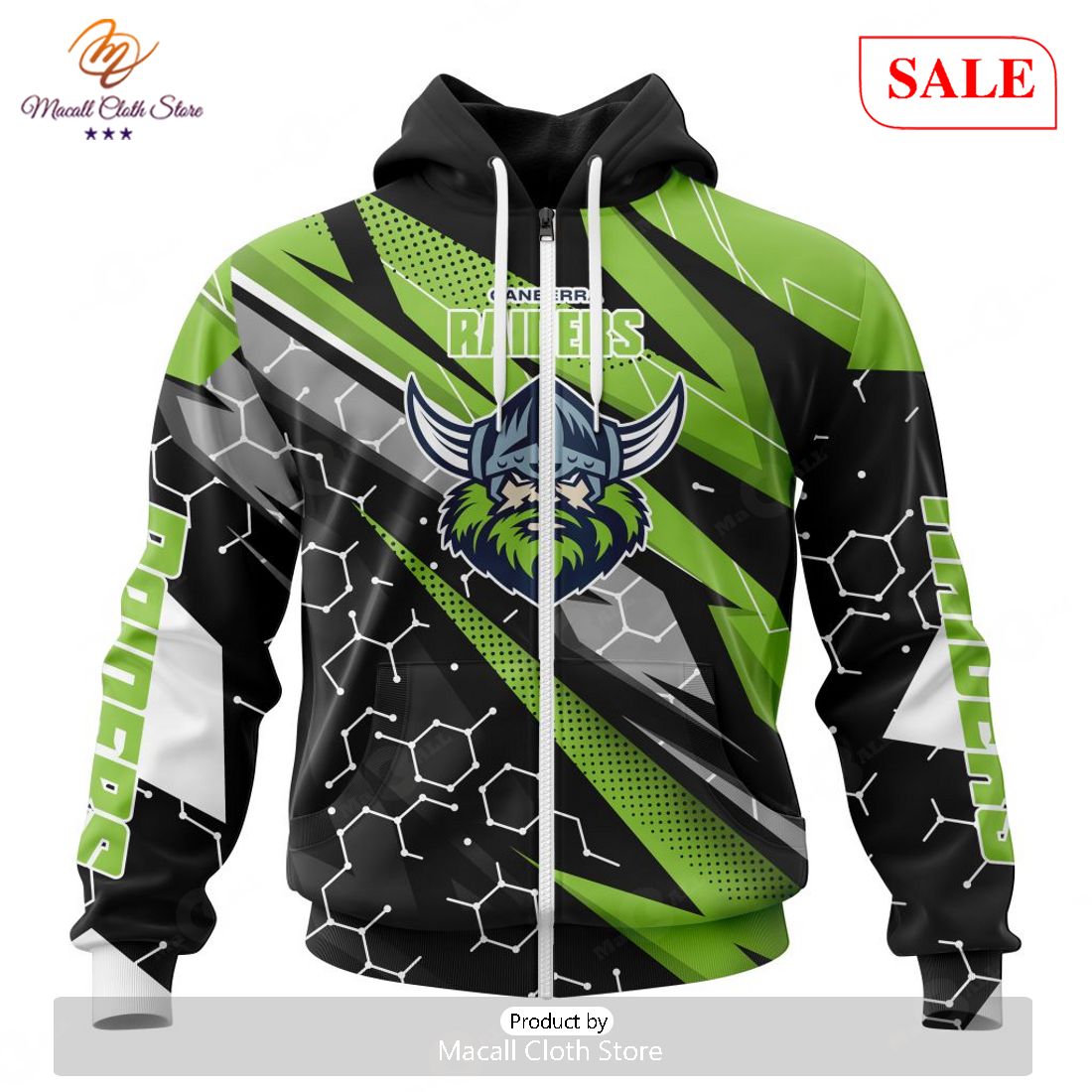 SALE NRL Personalized Canberra Raiders Special Motocross Design Hoodie Sweatshirt 3D