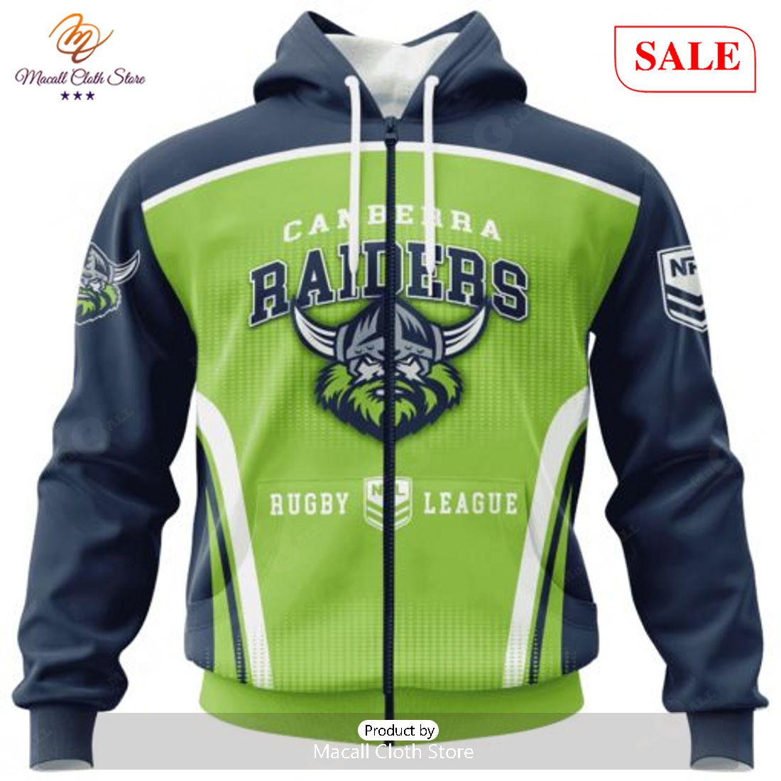 SALE NRL Personalized Canberra Raiders Special Sideline Design Hoodie Sweatshirt 3D