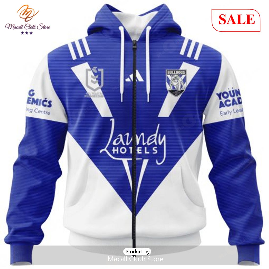 SALE NRL Personalized Canterbury-Bankstown Bulldogs Special Heritage 1 Design Hoodie 3D