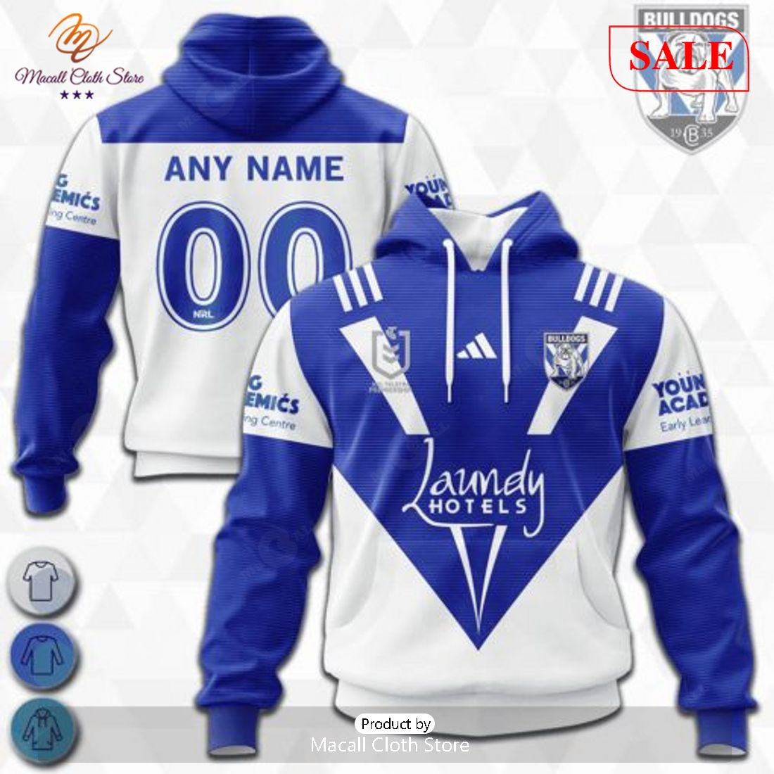 SALE NRL Personalized Canterbury-Bankstown Bulldogs Special Heritage 1 Design Hoodie 3D SALE NRL Personalized Canterbury-Bankstown Bulldogs Special Heritage 1 Design Hoodie 3D