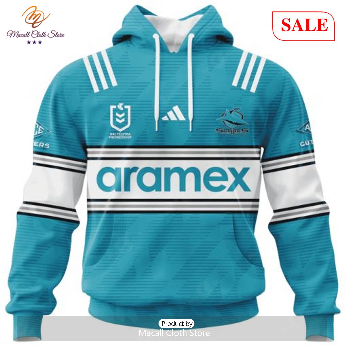 SALE NRL Personalized Cronulla-Sutherland Sharks Special Heritage 1 Design Hoodie Sweatshirt 3D SALE NRL Personalized Cronulla-Sutherland Sharks Special Heritage 1 Design Hoodie Sweatshirt 3D