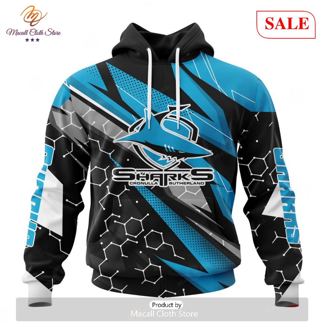 SALE NRL Personalized Cronulla-Sutherland Sharks Special Motocross Design Hoodie Sweatshirt 3D SALE NRL Personalized Cronulla-Sutherland Sharks Special Motocross Design Hoodie Sweatshirt 3D