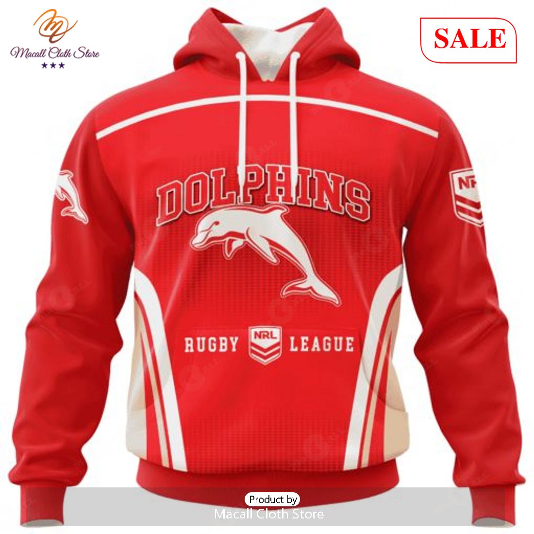 SALE NRL Personalized DolphinsSpecial Sideline Design Hoodie Sweatshirt 3D SALE NRL Personalized DolphinsSpecial Sideline Design Hoodie Sweatshirt 3D