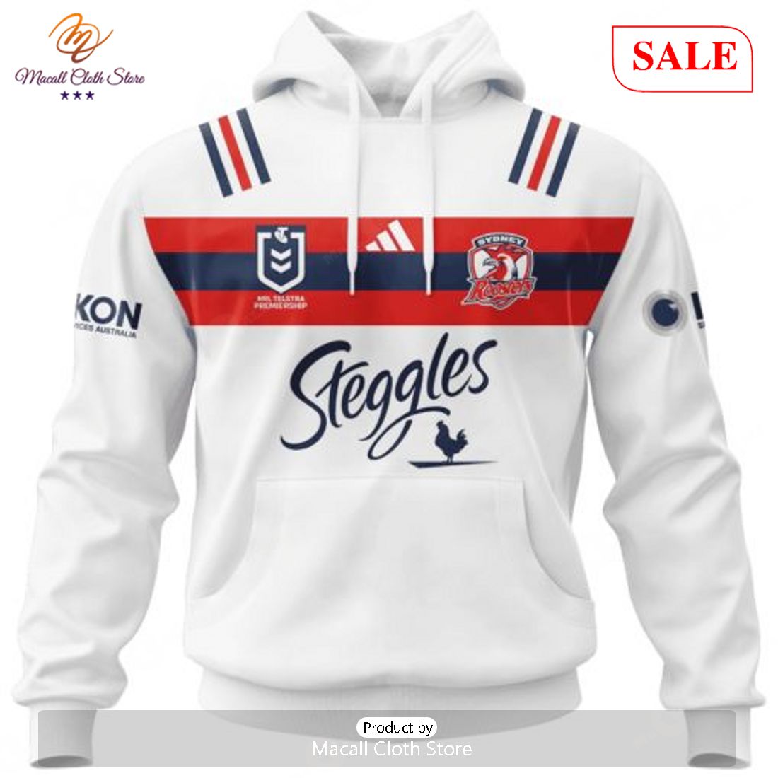 SALE NRL Personalized Sydney Roosters Special Heritage 2 Design Hoodie Sweatshirt 3D SALE NRL Personalized Sydney Roosters Special Heritage 2 Design Hoodie Sweatshirt 3D