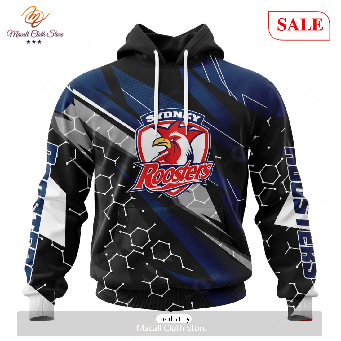 SALE NRL Personalized Sydney Roosters Special Motocross Design Hoodie Sweatshirt 3D SALE NRL Personalized Sydney Roosters Special Motocross Design Hoodie Sweatshirt 3D