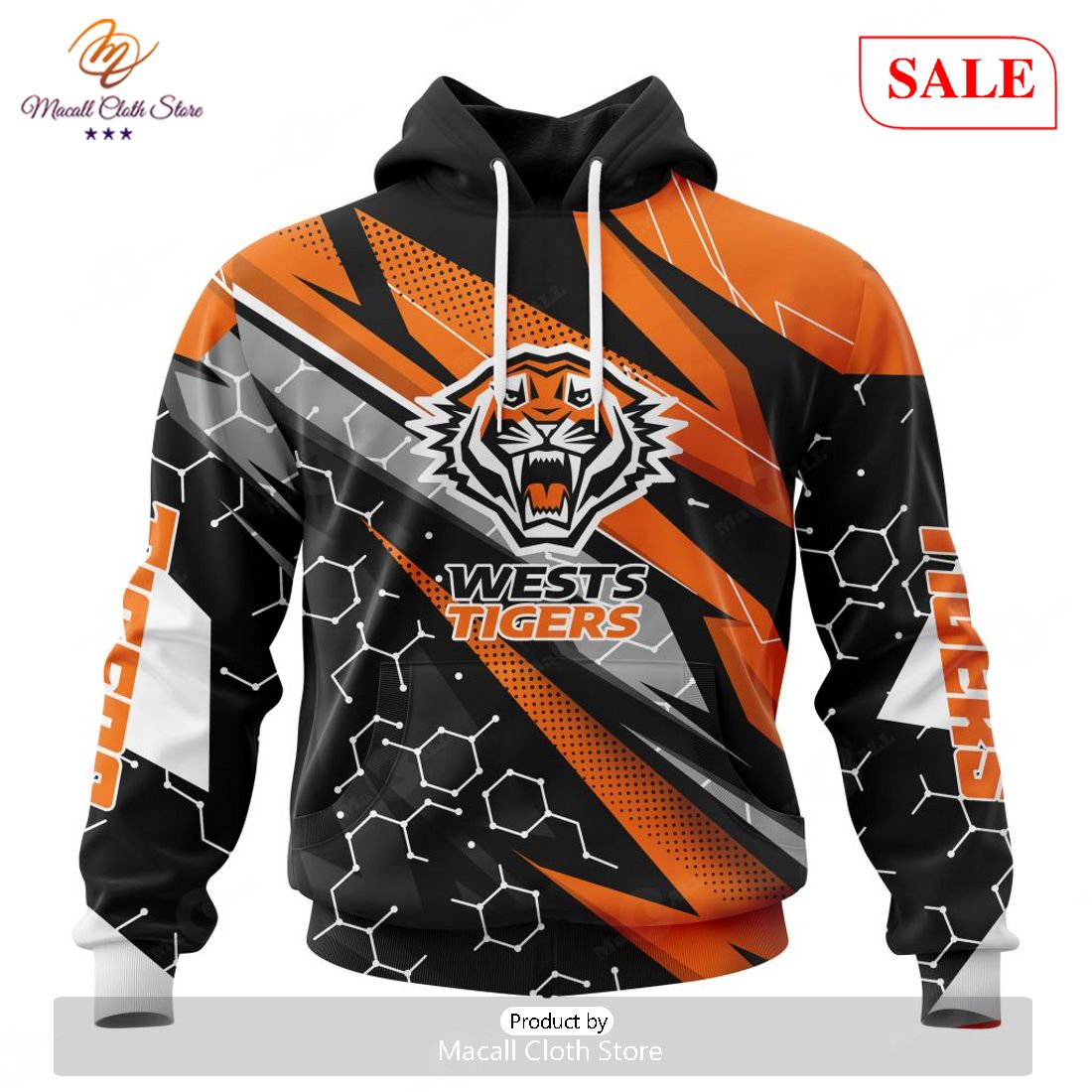 SALE NRL Personalized Wests Tigers Special Motocross Design Hoodie Sweatshirt 3D SALE NRL Personalized Wests Tigers Special Motocross Design Hoodie Sweatshirt 3D