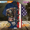 SALE All Gave Some Some Gave All Eagle With American Flag And Dog Tags Veteran Navy Camouflage Veterans Day Hawaiian Shirt