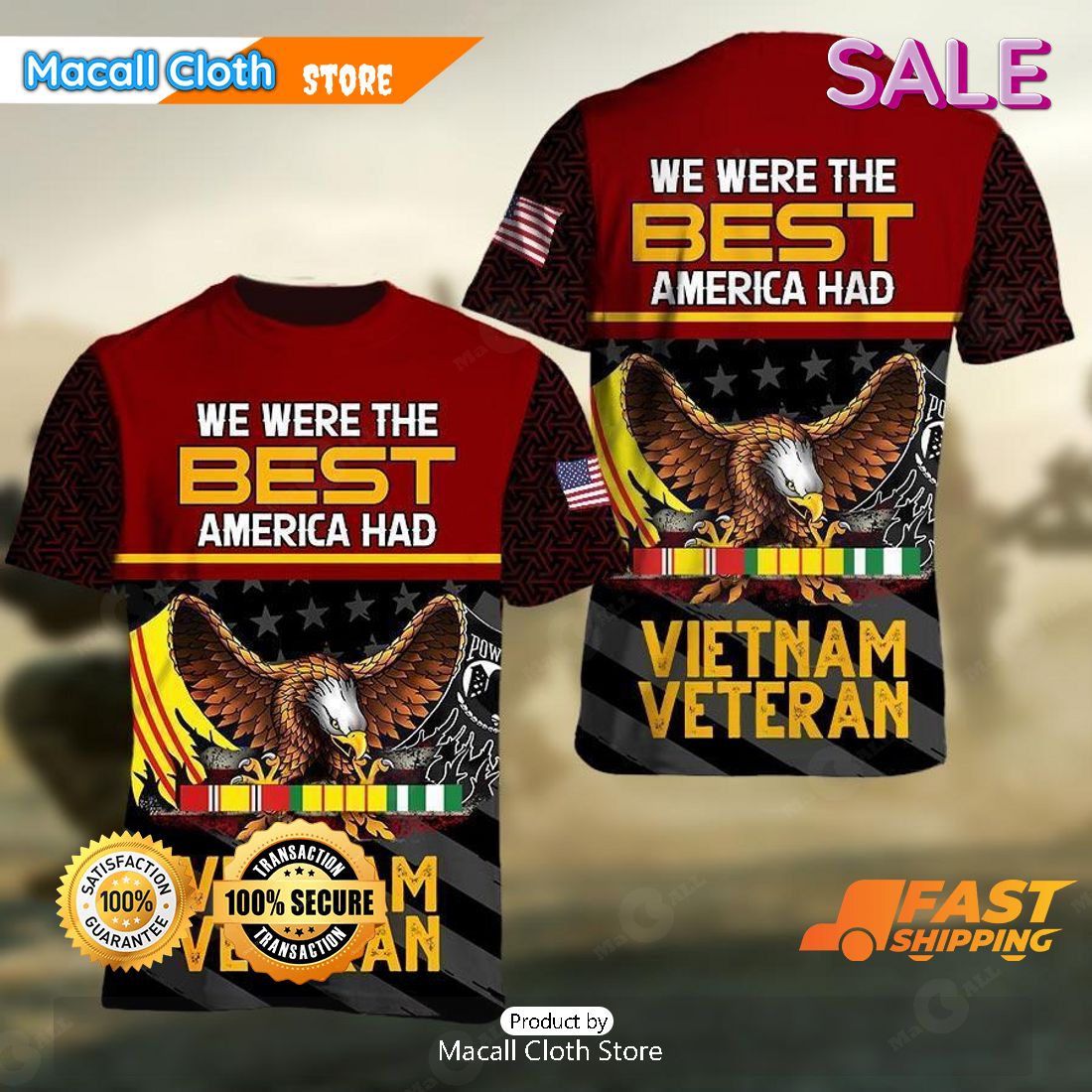 SALE We Were The Best America Had Vietnam Veteran Eagle With American Flag Veterans Day T-Shirt SALE We Were The Best America Had Vietnam Veteran Eagle With American Flag Veterans Day T-Shirt